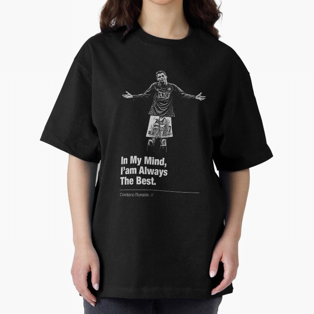 I'am Always The Best Oversized T-Shirt Bring Stadium Energy to FIFA World Cup 2026 for Fans of Haaland and Mbappe and Argentina, Bringing Tournament Hype, Historic Matchups, Family Viewing Parties and Global Sports Pride; Made for Collectors Who