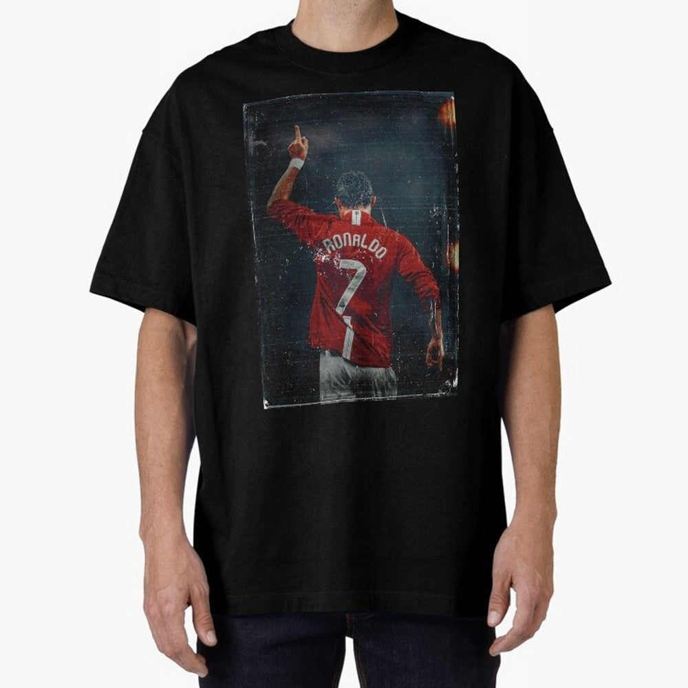 Cristiano Ronaldo Vintage Oversized T-Shirt Celebrate Football Heritage in the FIFA World Cup 2026 Journey through Messi, CR7 and Mbappe Highlights, England, France and Netherlands Pride, Match Day Excitement, Supporter Culture, Golden Goals and