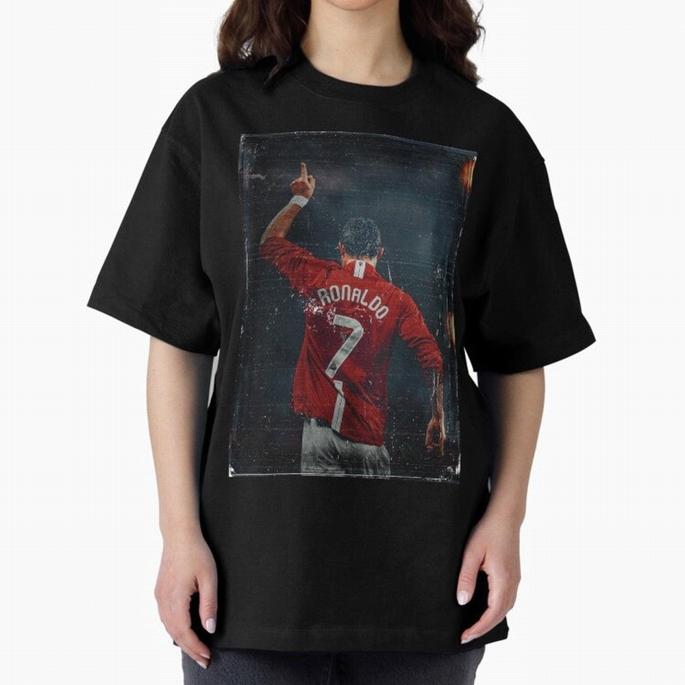 Cristiano Ronaldo Vintage Oversized T-Shirt Celebrate Football Heritage in the FIFA World Cup 2026 Journey through Messi, CR7 and Mbappe Highlights, England, France and Netherlands Pride, Match Day Excitement, Supporter Culture, Golden Goals and