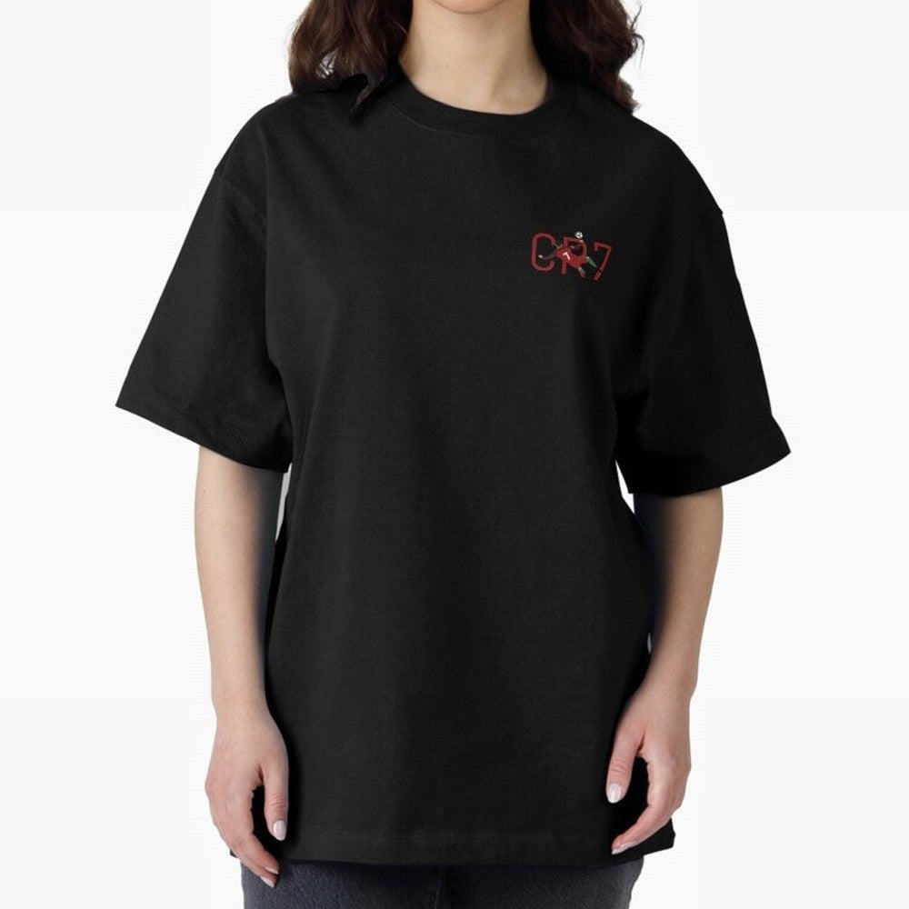 Ronaldo Oversized T-Shirt Bring FIFA World Cup 2026 Centered on Messi, Neymar and Mbappe, Argentina, France and Brazil Energy, Global Supporter Spirit, Legendary Goals, National Colors and Tournament Celebration; Created for Match Day Parties,