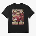Cristiano Ronaldo Portugal Vintage Oversized T-Shirt Celebrate Soccer Greatness during the FIFA World Cup 2026 Group Stage Journey through Neymar Highlights, England and Germany Pride, Stadium Memories, Football Loyalty, International Chants and