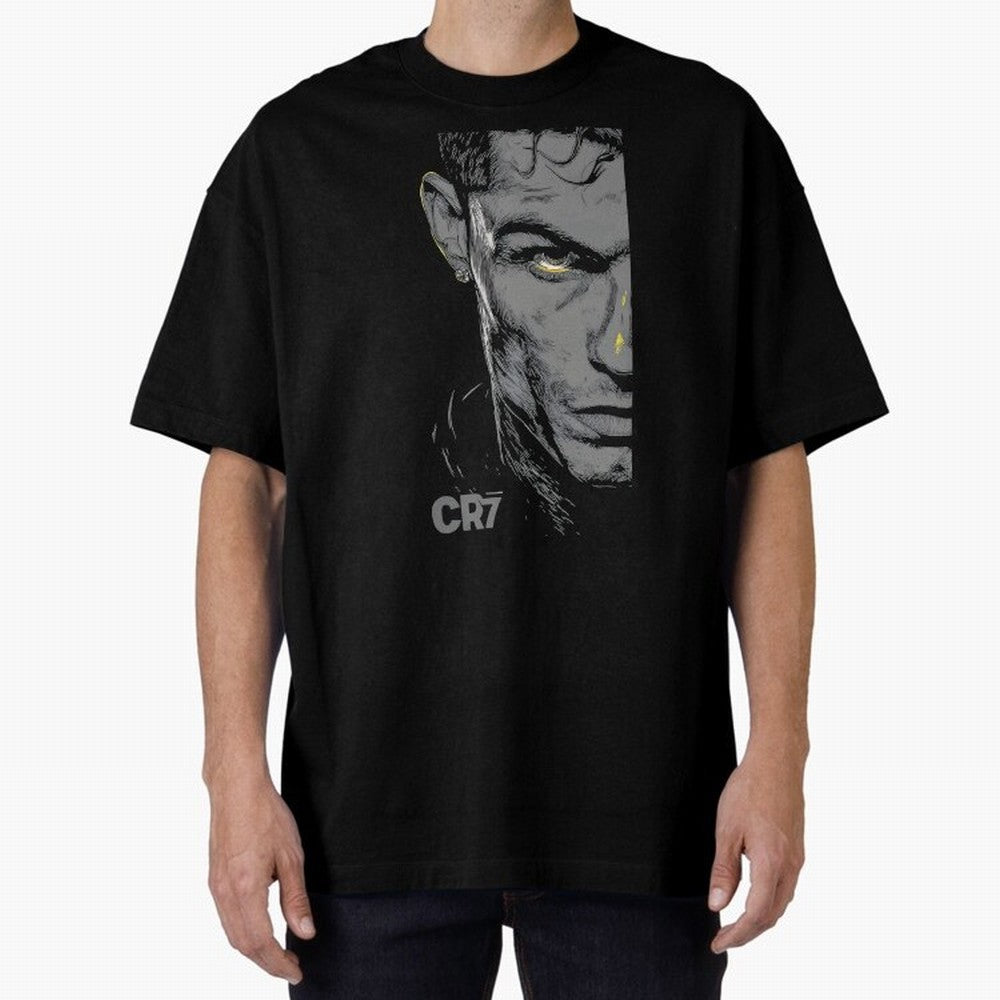 Cristiano Ronaldo Goat 7 Oversized T-Shirt Honor Champions and Dreams in FIFA World Cup 2026 USA Canada Mexico Spirit, Filled with England and Germany, Haaland and Mbappe, Soccer Culture, Superstar Moments, National Team Dreams and Competitive