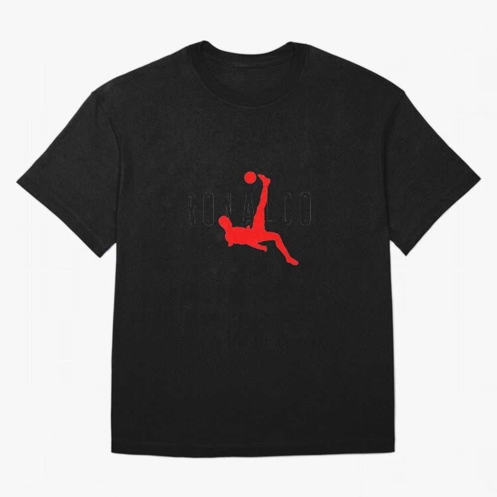 Air Ronaldo Oversized T-Shirt Celebrate National Team Dreams in FIFA World Cup 2026 USA Canada Mexico for Fans of Neymar and England, Bringing Goal Celebration Energy, Supporter Heritage, Football Icons and Worldwide Tournament Joy; Made for Die