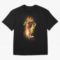 Ronaldo Wallpaper Oversized T-Shirt Remember Iconic Moments from FIFA World Cup 2026 USA Canada Mexico Featuring Cristiano Ronaldo, Argentina Energy, Football Passion, Legendary Performances, Festival Vibes and Supporter Community; Built for