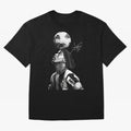 Ronaldinho - black white Oversized T-Shirt Capture Stadium Memories from Match Day Hype around FIFA World Cup 2026 USA Canada Mexico, Neymar, Haaland and Cristiano Ronaldo, France and Portugal, Global Supporter Spirit, Legendary Goals, National