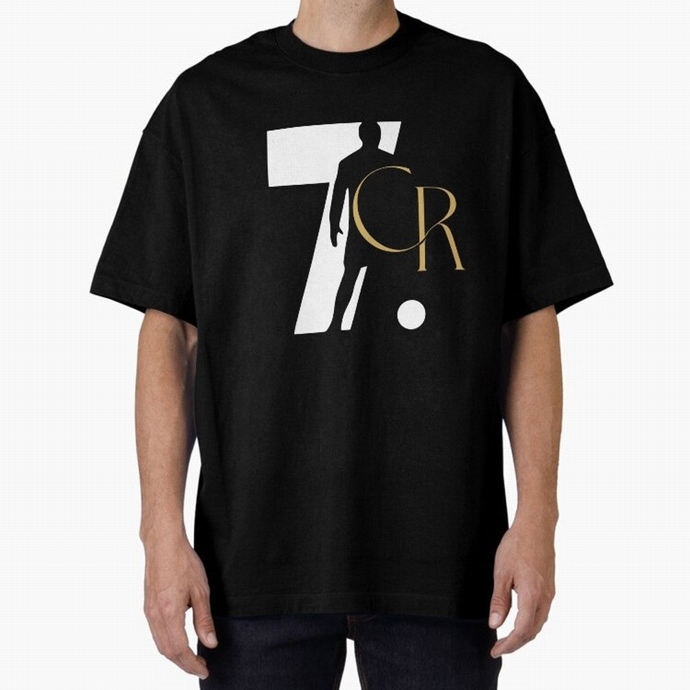 Cristiano Ronaldo Oversized T-Shirt Honor Football Greatness during FIFA World Cup 2026 with Cristiano Ronaldo, Haaland and CR7, Brazil Energy, Football History, Final Match Energy, Crowd Noise and Once in a Lifetime Moments; Ideal for Fans Who