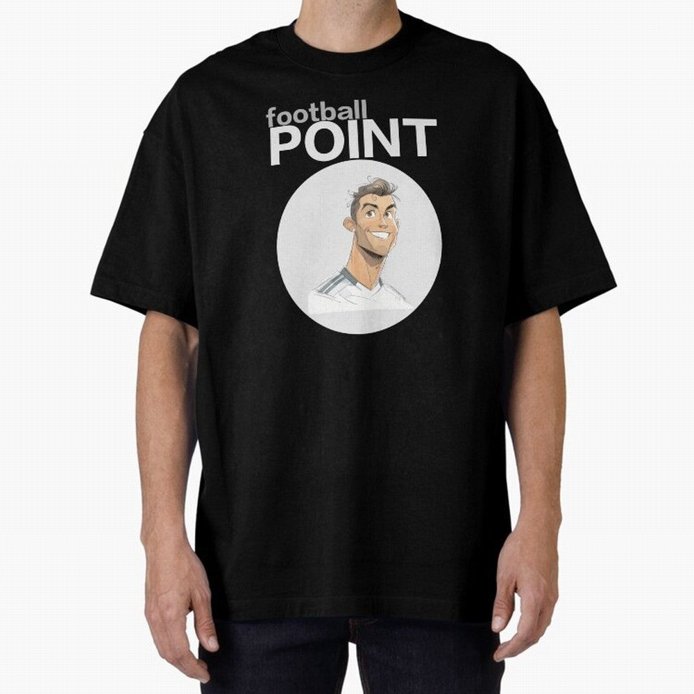 Cristiano Ronaldo POINT Oversized T-Shirt Make Every Kick Count in the FIFA World Cup 2026 Group Stage Journey through CR7 Highlights, England and Germany Pride, Global Supporter Spirit, Legendary Goals, National Colors and Tournament Celebration;