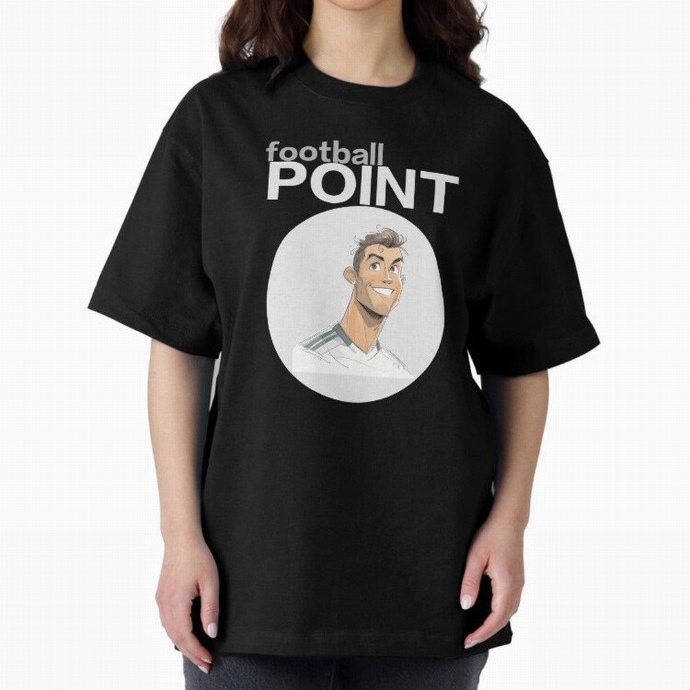 Cristiano Ronaldo POINT Oversized T-Shirt Make Every Kick Count in the FIFA World Cup 2026 Group Stage Journey through CR7 Highlights, England and Germany Pride, Global Supporter Spirit, Legendary Goals, National Colors and Tournament Celebration;