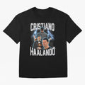 Cristiano Haalando Oversized T-Shirt Celebrate Global Passion for FIFA World Cup 2026 USA Canada Mexico Spirit, Capturing Spain and Netherlands, Messi, Champion Mindset, Group Stage Buzz, Knockout Tension and Passionate Fan Culture; Perfect for
