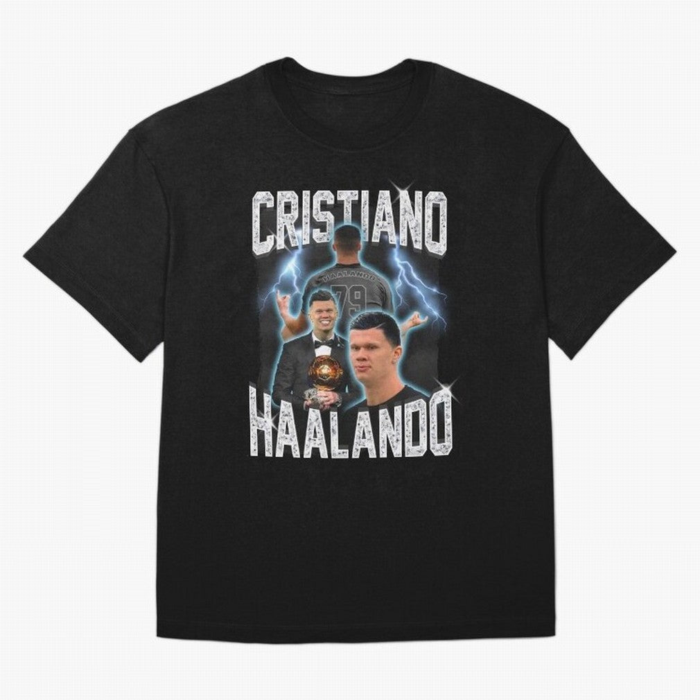 Cristiano Haalando Oversized T-Shirt Celebrate Global Passion for FIFA World Cup 2026 USA Canada Mexico Spirit, Capturing Spain and Netherlands, Messi, Champion Mindset, Group Stage Buzz, Knockout Tension and Passionate Fan Culture; Perfect for
