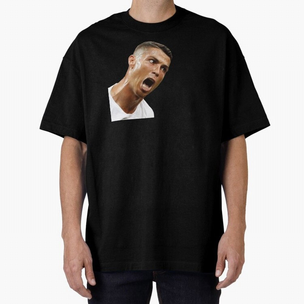 cristiano ronaldo siuuu meme Oversized T-Shirt Celebrate the Next Chapter of FIFA World Cup 2026 USA Canada Mexico Spirit, Capturing Argentina and Brazil, CR7 and Messi, Soccer Culture, Superstar Moments, National Team Dreams and Competitive Fire;