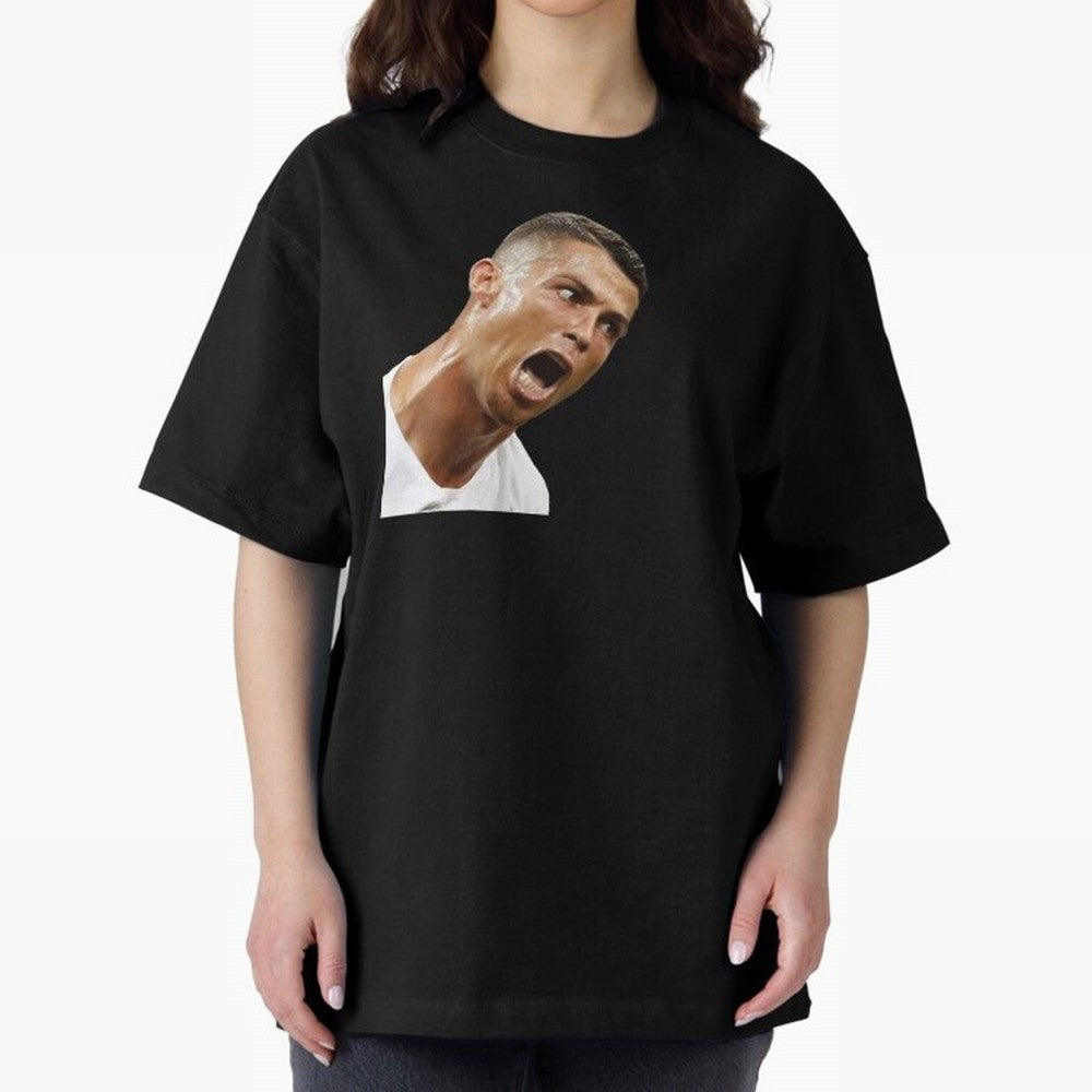 cristiano ronaldo siuuu meme Oversized T-Shirt Celebrate the Next Chapter of FIFA World Cup 2026 USA Canada Mexico Spirit, Capturing Argentina and Brazil, CR7 and Messi, Soccer Culture, Superstar Moments, National Team Dreams and Competitive Fire;