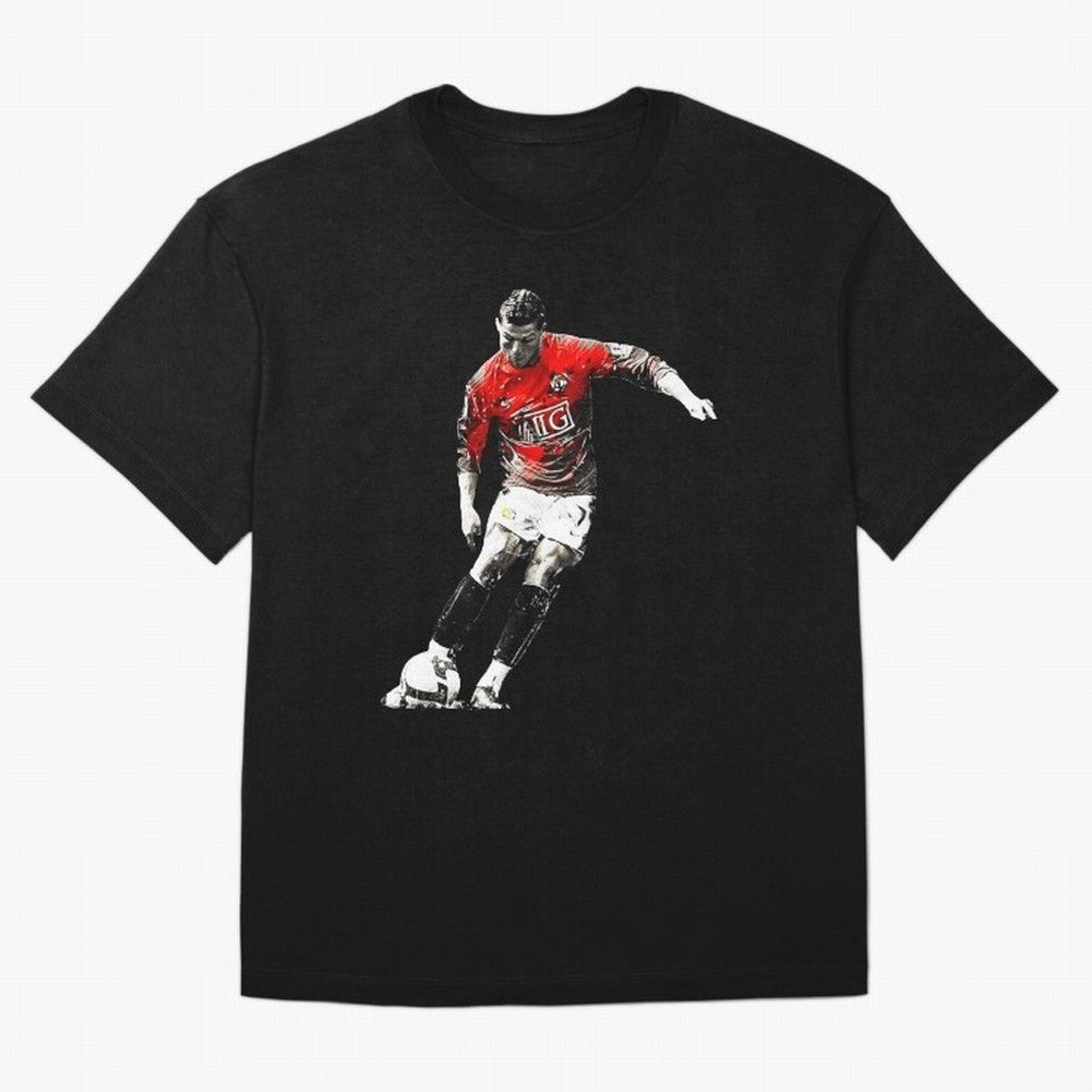 Cristiano Ronaldo Manchester 2008 Oversized T-Shirt Represent Football Lovers during Global Football Passion for FIFA World Cup 2026, Built around Mbappe, France and Portugal, Fan Favorite Moments, National Team Passion, Big Match Drama and Soccer