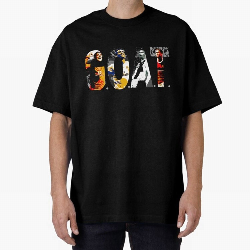 Cristiano Ronaldo, Greatest Football Player of All Time Oversized T-Shirt Celebrate Unforgettable Nights in FIFA World Cup 2026 USA Canada Mexico for Fans of CR7 and Brazil, Bringing Football History, Final Match Energy, Crowd Noise and Once in a