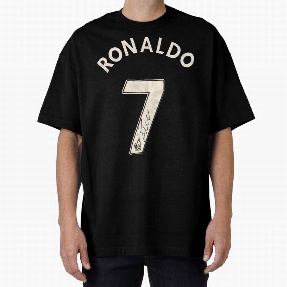 CR7 Uniform with signature Oversized T-Shirt Follow the Final Road of FIFA World Cup 2026 Spirit, Built around Argentina, France and Brazil, Mbappe, Stadium Memories, Football Loyalty, International Chants and Championship Tradition; Ideal for Fans