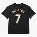 CR7 Uniform with signature Oversized T-Shirt Follow the Final Road of FIFA World Cup 2026 Spirit, Built around Argentina, France and Brazil, Mbappe, Stadium Memories, Football Loyalty, International Chants and Championship Tradition; Ideal for Fans