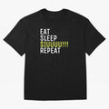 Eat sleep siuuu repeat Oversized T-Shirt Join Supporters Worldwide for FIFA World Cup 2026 Featuring Neymar, Argentina, France and Brazil Energy, Vintage Soccer Flavor, Modern Football Stars, National Flags and Final Night Emotion; Created for
