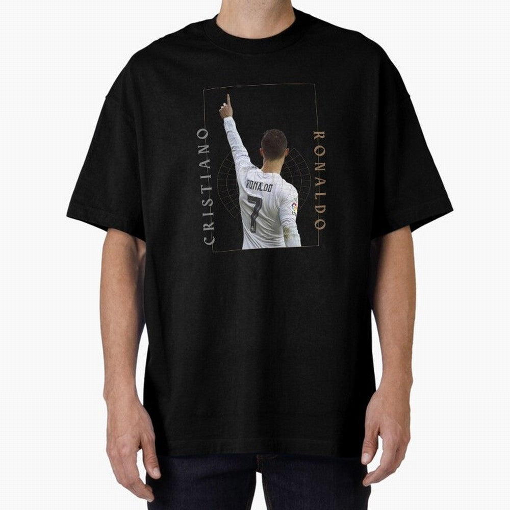 Cristiano Ronaldo CR7 Best Seller Oversized T-Shirt Treasure Match Day Hype around FIFA World Cup 2026 Group Stage, Messi, Brazil, Tournament Hype, Historic Matchups, Family Viewing Parties and Global Sports Pride; Made for Die Hard Supporters,