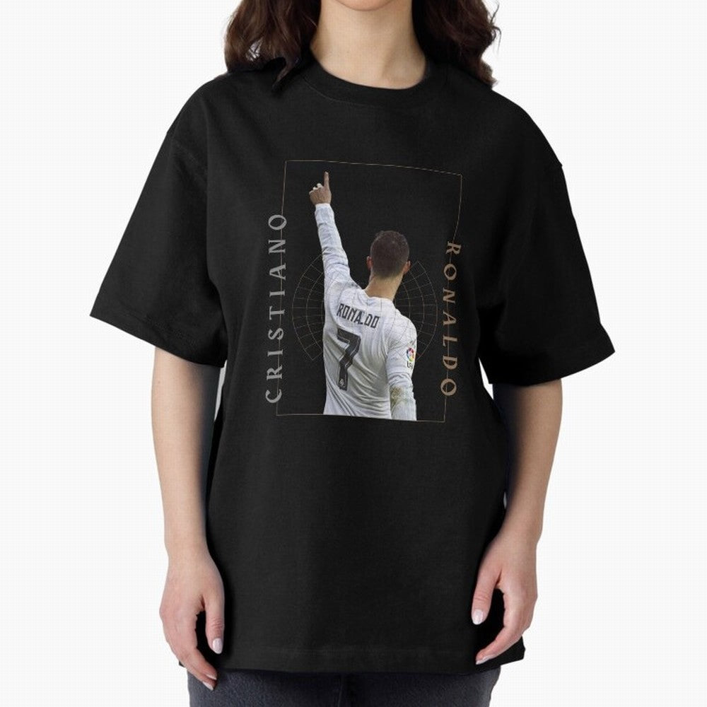 Cristiano Ronaldo CR7 Best Seller Oversized T-Shirt Treasure Match Day Hype around FIFA World Cup 2026 Group Stage, Messi, Brazil, Tournament Hype, Historic Matchups, Family Viewing Parties and Global Sports Pride; Made for Die Hard Supporters,