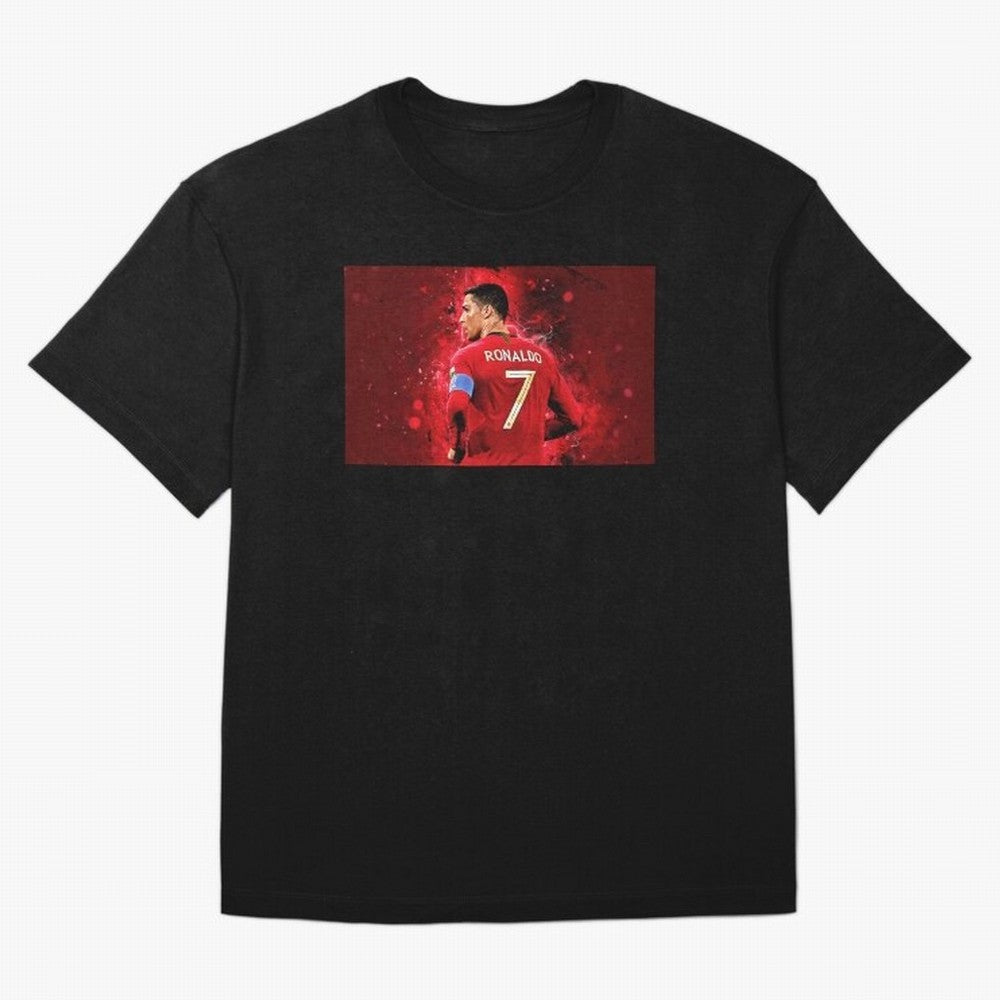 Cristiano Ronaldo Oversized T-Shirt Feel the Roar of Match Day Hype around FIFA World Cup 2026 Group Stage, Haaland, England and Germany, Football History, Final Match Energy, Crowd Noise and Once in a Lifetime Moments; Perfect for Fans,