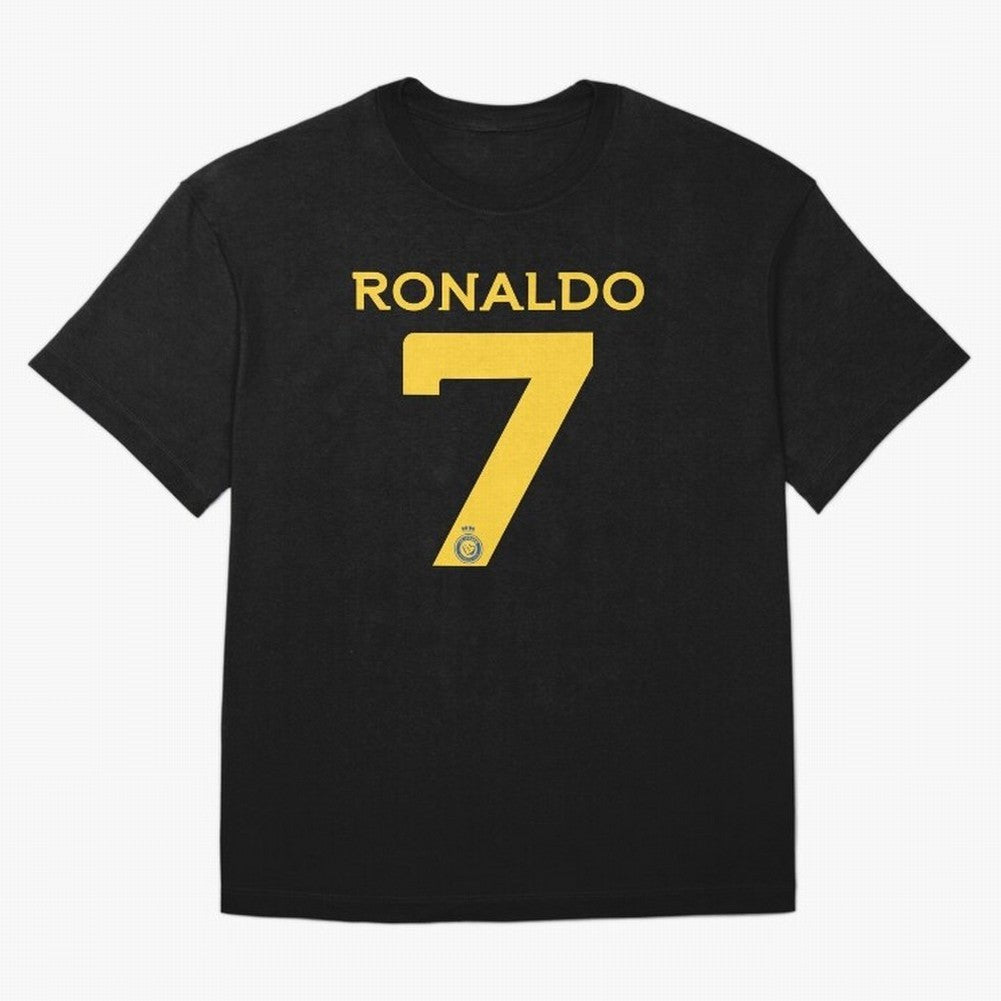 Ronaldo 7 Al-Nassr Football Club - Oversized T-Shirt Live the Energy of Global Football Passion for FIFA World Cup 2026 USA Canada Mexico, Filled with CR7 and Messi, France and Portugal, Worldwide Fan Energy, Dramatic Goals, Stadium Lights and