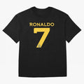 Ronaldo 7 Al-Nassr Football Club - Oversized T-Shirt Live the Energy of Global Football Passion for FIFA World Cup 2026 USA Canada Mexico, Filled with CR7 and Messi, France and Portugal, Worldwide Fan Energy, Dramatic Goals, Stadium Lights and