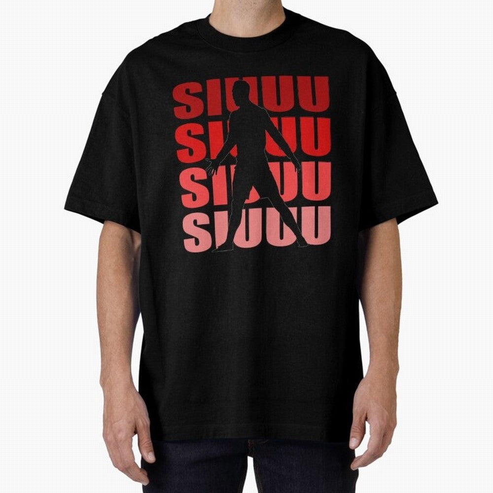 cristiano ronaldo siuuu Oversized T-Shirt Feel the Trophy Chase of Match Day Hype around FIFA World Cup 2026, Messi, CR7 and Mbappe, Argentina and Brazil, Match Day Excitement, Supporter Culture, Golden Goals and Global Football Passion; Perfect