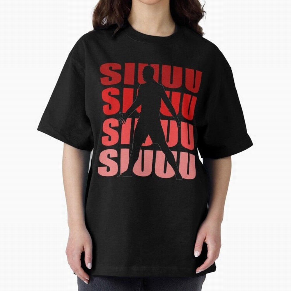 cristiano ronaldo siuuu Oversized T-Shirt Feel the Trophy Chase of Match Day Hype around FIFA World Cup 2026, Messi, CR7 and Mbappe, Argentina and Brazil, Match Day Excitement, Supporter Culture, Golden Goals and Global Football Passion; Perfect