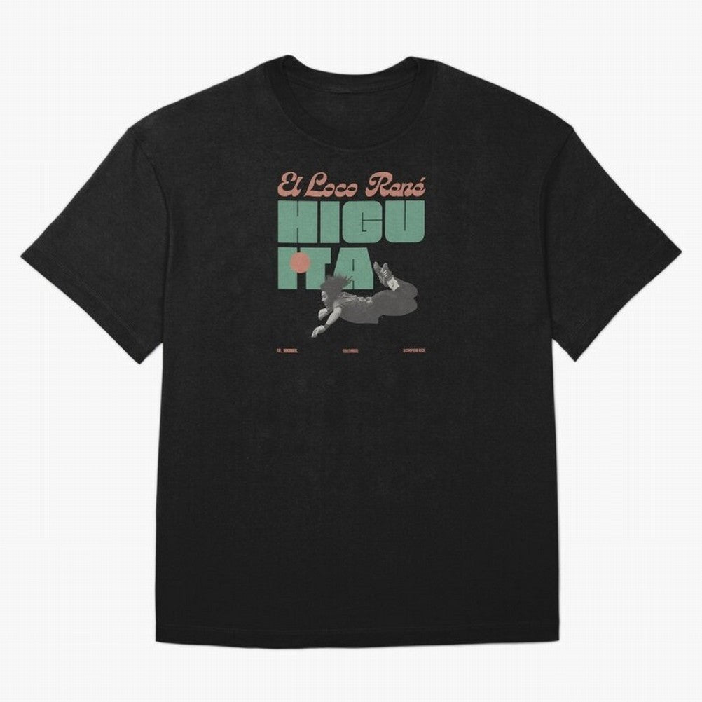 Rene Higuita Minimalist Oversized T-Shirt Bring a Vintage Feel to FIFA World Cup 2026 Featuring Mbappe and Neymar, Portugal, Spain and Germany Energy, Match Day Excitement, Supporter Culture, Golden Goals and Global Football Passion; Ideal for