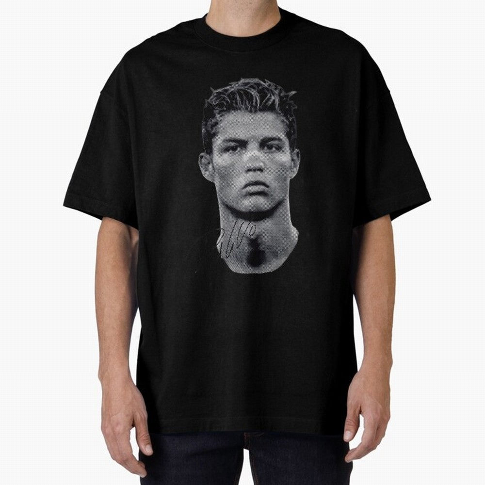 Cristiano Ronaldo Vintage Tshirt Oversized T-Shirt Turn Football Passion into FIFA World Cup 2026 Group Stage Spirit, Inspired by Argentina, CR7 and Messi, Match Day Excitement, Supporter Culture, Golden Goals and Global Football Passion; Ideal for