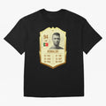 Cristiano Ronaldo Ultimate Card Oversized T-Shirt Celebrate Unforgettable Nights in the FIFA World Cup 2026 Group Stage Journey through Messi, CR7 and Mbappe Highlights, England and Germany Pride, Goal Celebration Energy, Supporter Heritage,