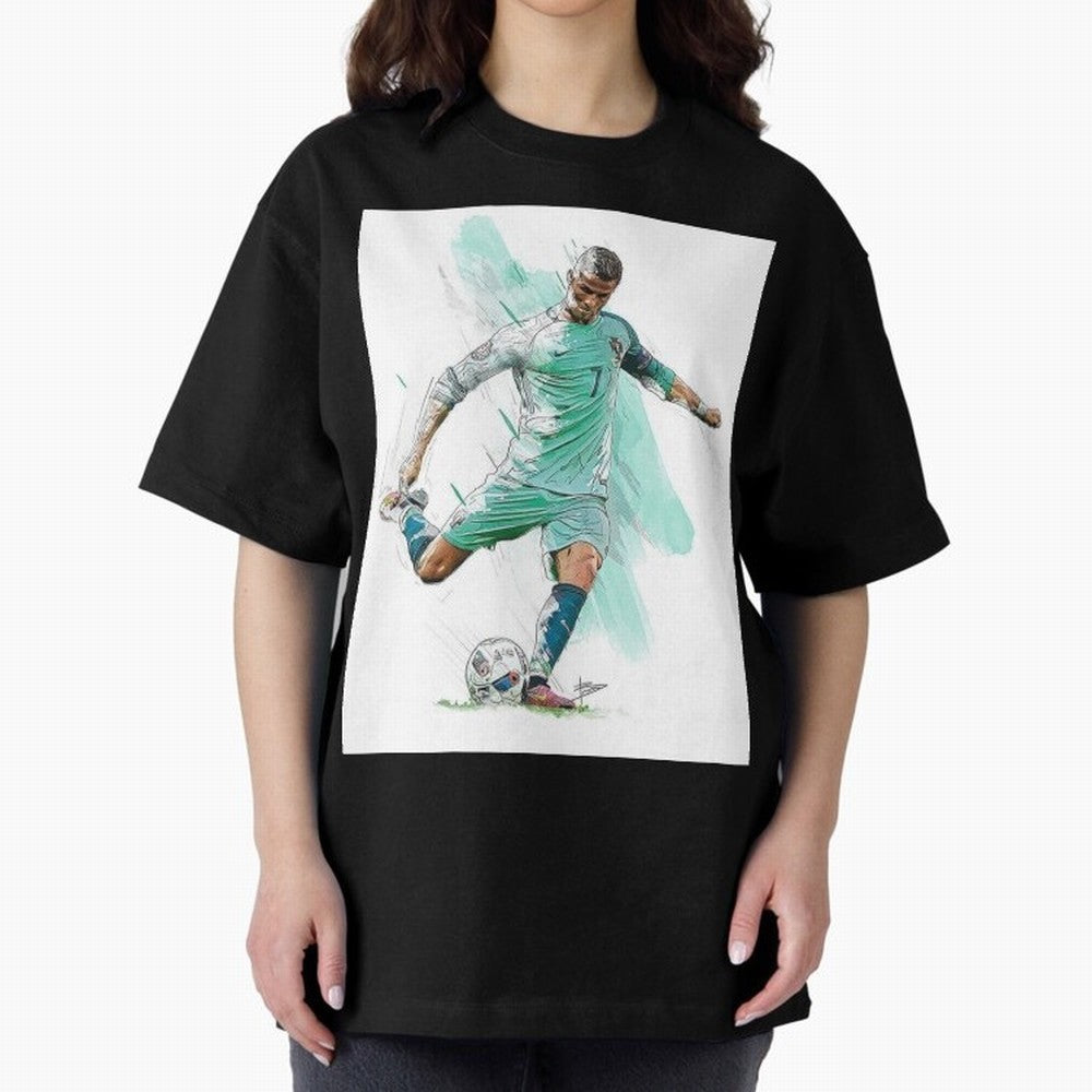 Cristiano ronaldo 7 Oversized T-Shirt Join the Countdown to FIFA World Cup 2026 Group Stage for Fans of CR7 and Messi and England and Germany, Bringing Tournament Hype, Historic Matchups, Family Viewing Parties and Global Sports Pride; Perfect for
