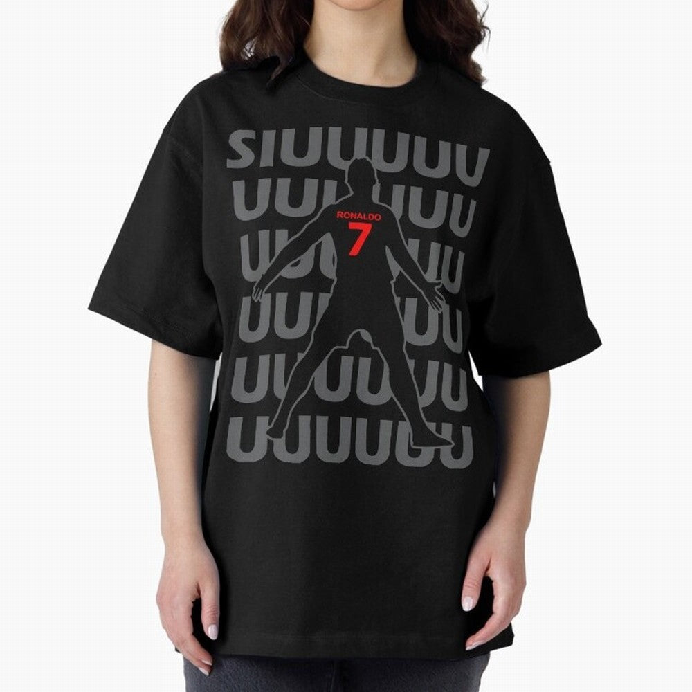 Siuuuuuu Cristiano Ronaldo Kids T-Shirt Oversized T-Shirt Bring Bold Fan Energy to Global Football Passion for FIFA World Cup 2026 USA Canada Mexico, Made for Mbappe and Neymar, Spain, Classic Soccer Heritage, Championship Pressure, Fan Loyalty and