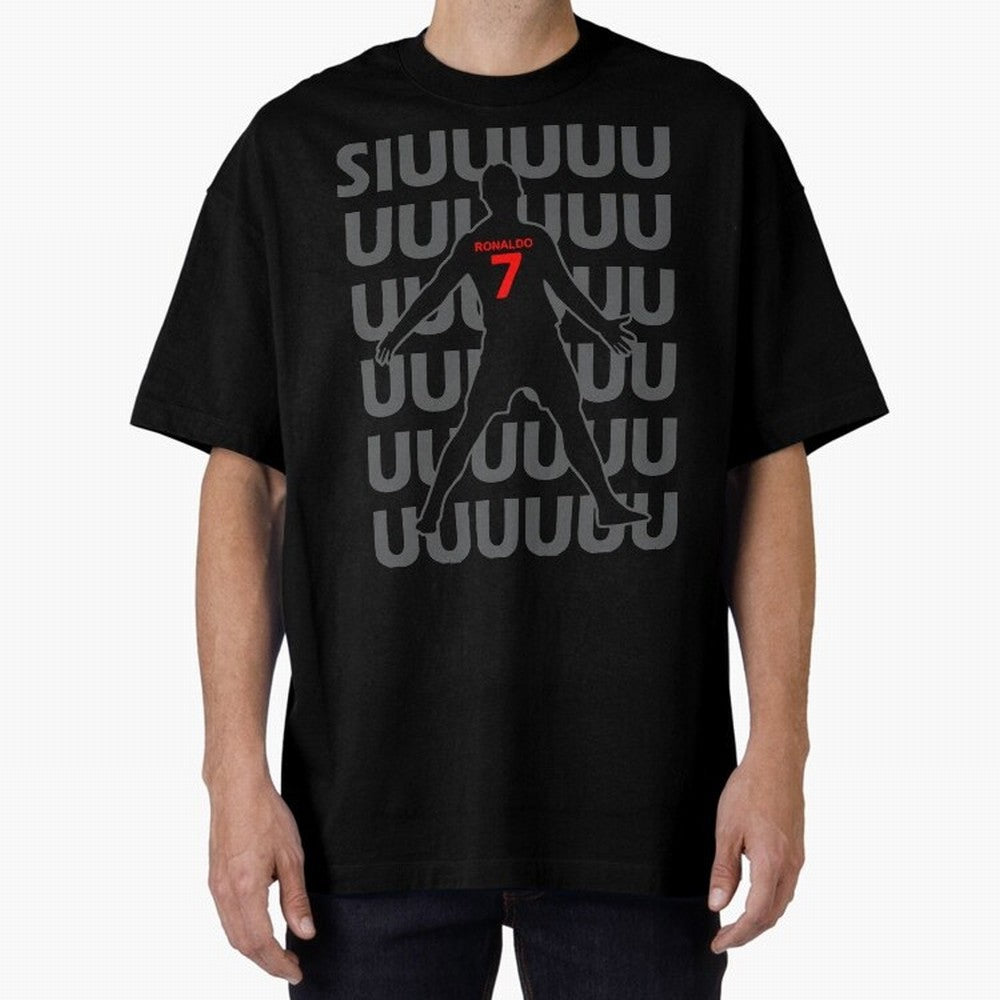 Siuuuuuu Cristiano Ronaldo Kids T-Shirt Oversized T-Shirt Bring Bold Fan Energy to Global Football Passion for FIFA World Cup 2026 USA Canada Mexico, Made for Mbappe and Neymar, Spain, Classic Soccer Heritage, Championship Pressure, Fan Loyalty and