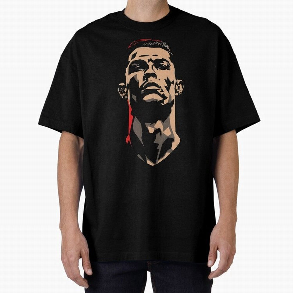 Cristiano Ronaldo CR7 Oversized T-Shirt Embrace the FIFA World Cup 2026 Group Stage Journey through Haaland Highlights, France Pride, Retro Football Energy, Iconic Rivalries, Trophy Chase Drama and Stadium Atmosphere; Perfect for Fans, Collectors,