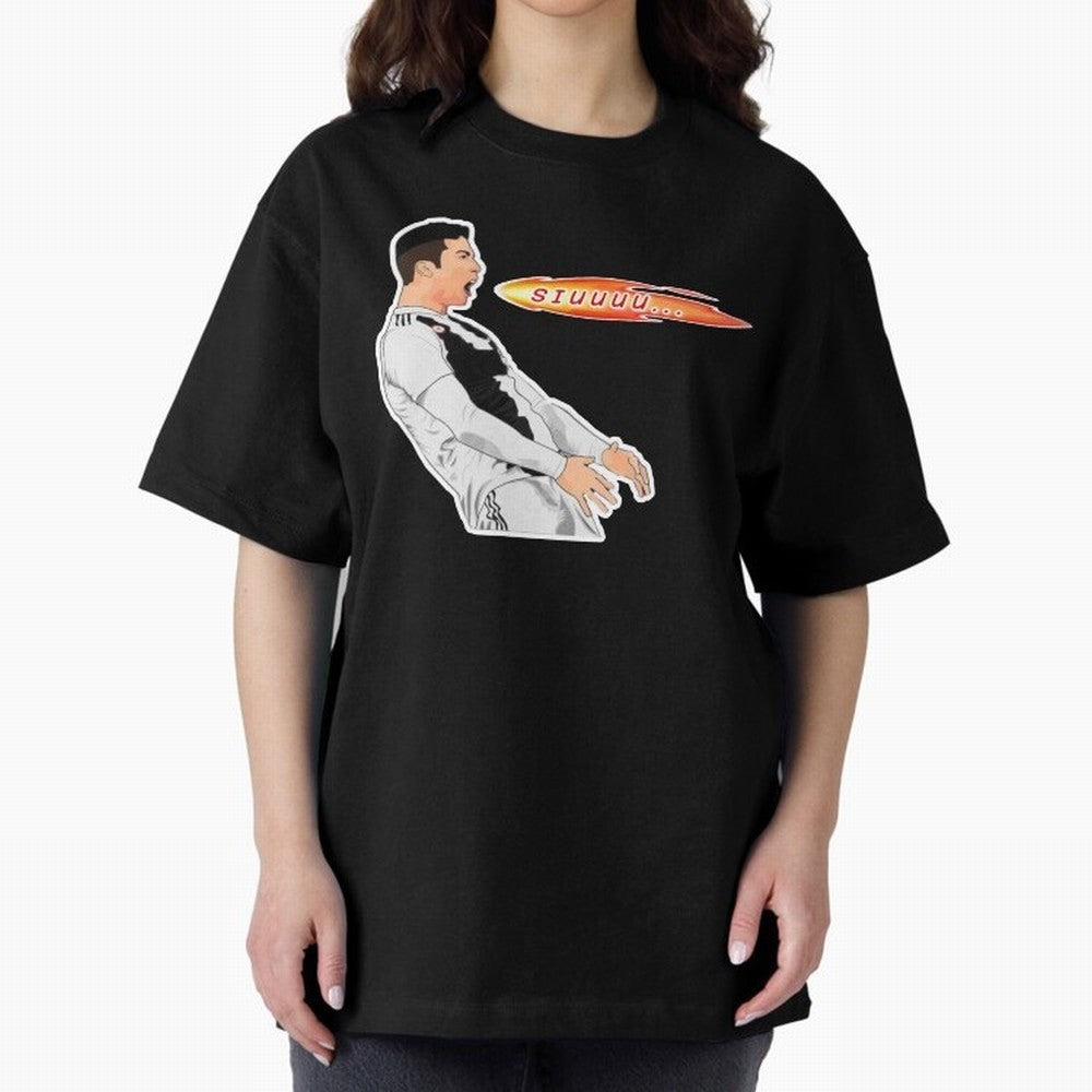 Siuuu Cristiano ronaldo funny Oversized T-Shirt Celebrate Football Dreams Across the FIFA World Cup 2026 Journey through Messi, Neymar and Mbappe Highlights, Brazil Pride, Champion Mindset, Group Stage Buzz, Knockout Tension and Passionate Fan