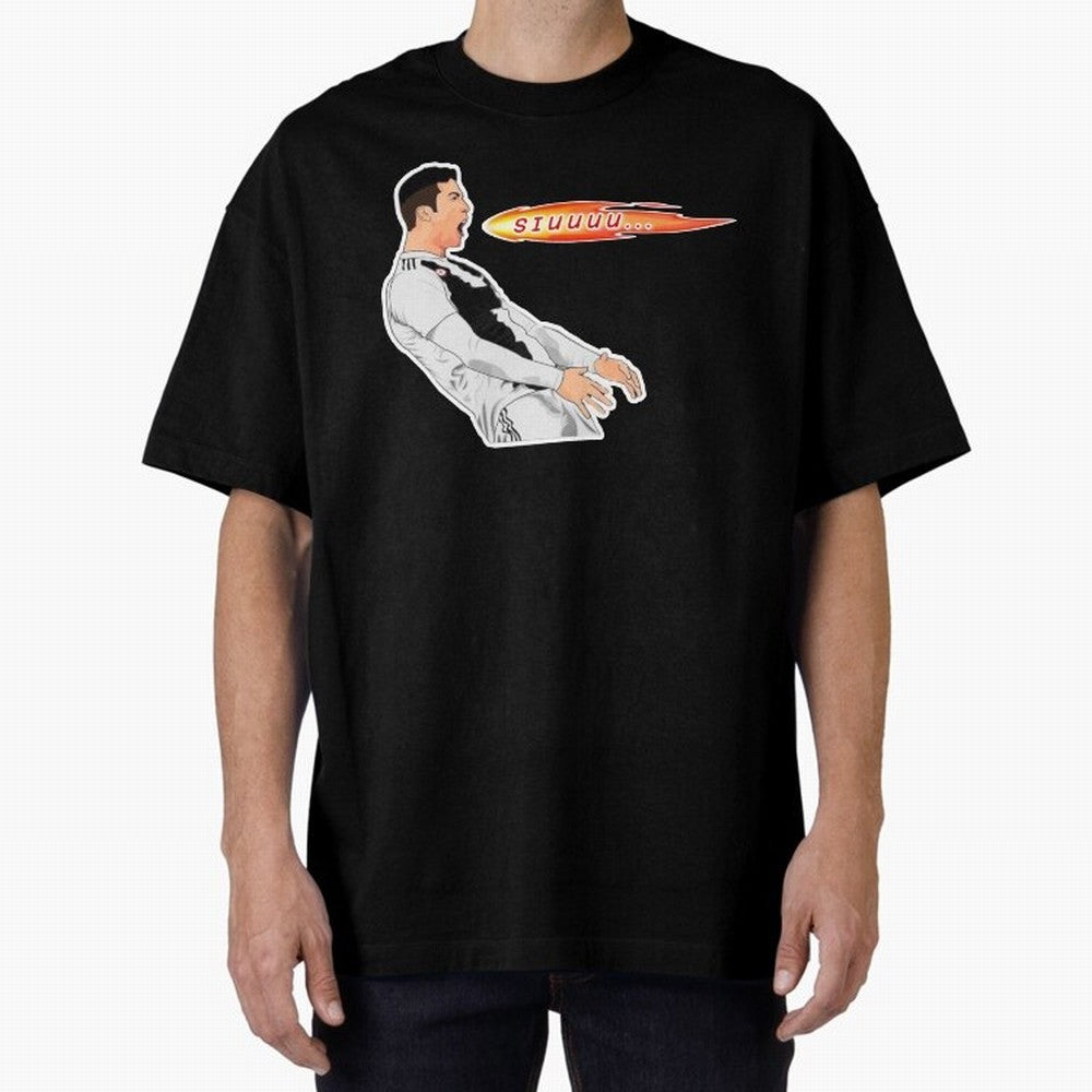 Siuuu Cristiano ronaldo funny Oversized T-Shirt Celebrate Football Dreams Across the FIFA World Cup 2026 Journey through Messi, Neymar and Mbappe Highlights, Brazil Pride, Champion Mindset, Group Stage Buzz, Knockout Tension and Passionate Fan