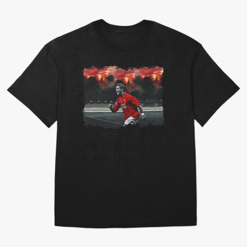 Cristiano Ronaldo Manchester 8K Oversized T-Shirt Celebrate the Next Chapter of Match Day Hype around FIFA World Cup 2026, Haaland, England, France and Netherlands, Goal Celebration Energy, Supporter Heritage, Football Icons and Worldwide