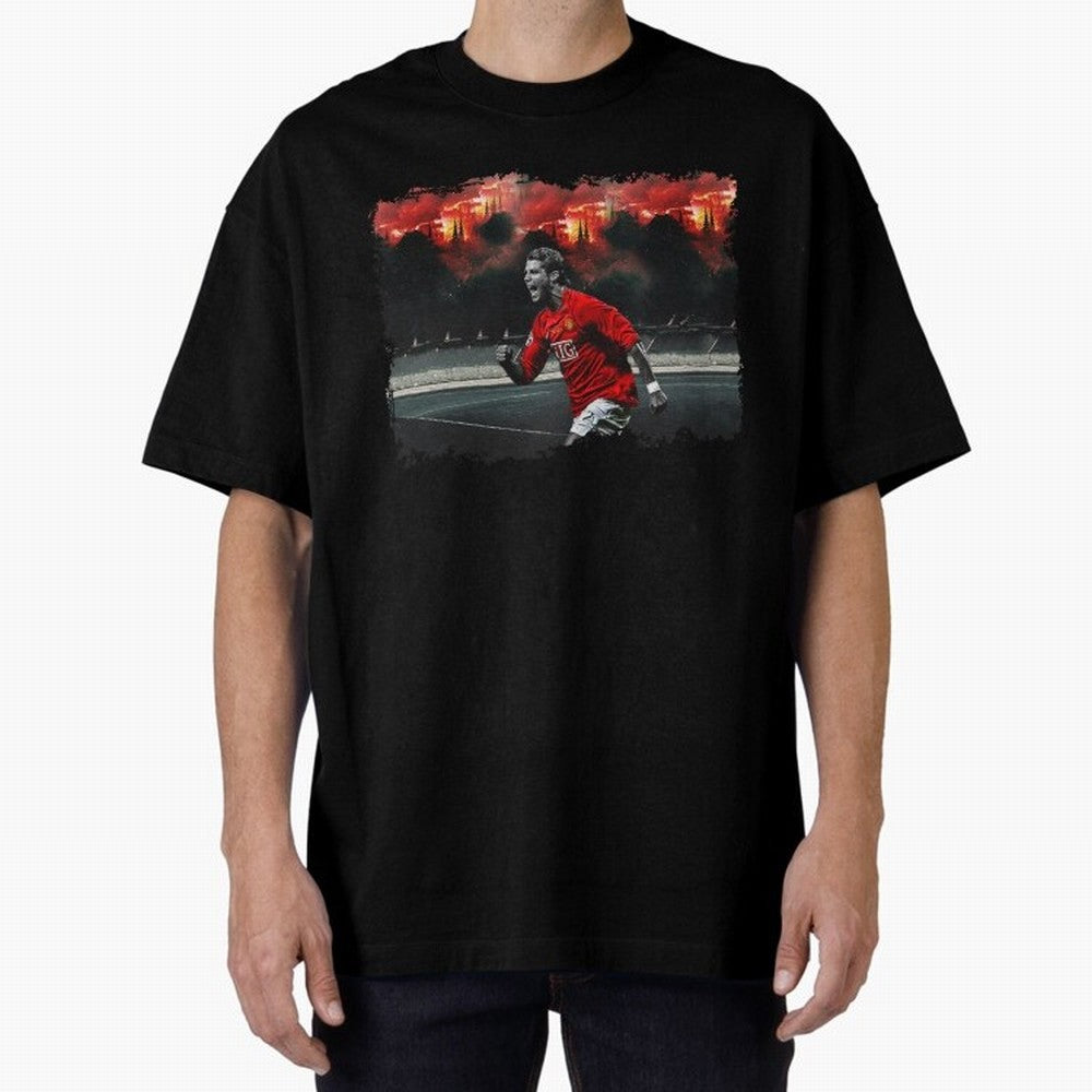 Cristiano Ronaldo Manchester 8K Oversized T-Shirt Celebrate the Next Chapter of Match Day Hype around FIFA World Cup 2026, Haaland, England, France and Netherlands, Goal Celebration Energy, Supporter Heritage, Football Icons and Worldwide