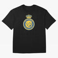 Al-Nassr Football Club - Oversized T-Shirt Feel the Roar of Match Day Hype around FIFA World Cup 2026 USA Canada Mexico, Messi, Brazil, Portugal and Argentina, Game Day Rituals, Football Legends, Country Pride and the Road to the Final; Ideal for