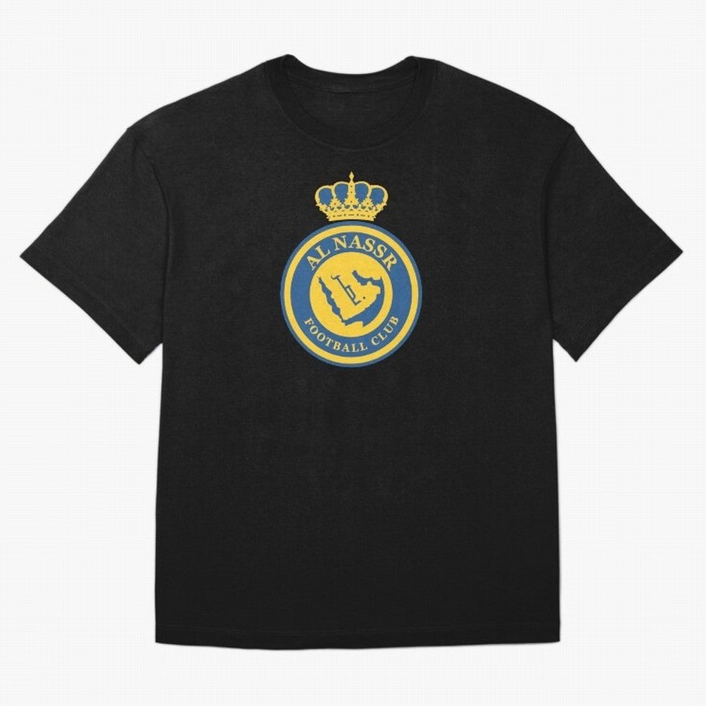 Al-Nassr Football Club - Oversized T-Shirt Feel the Roar of Match Day Hype around FIFA World Cup 2026 USA Canada Mexico, Messi, Brazil, Portugal and Argentina, Game Day Rituals, Football Legends, Country Pride and the Road to the Final; Ideal for