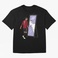 Cristiano Ronaldo Mirror GOAT Oversized T-Shirt Celebrate the Next Chapter of Global Football Passion for FIFA World Cup 2026 Group Stage, Highlighting Cristiano Ronaldo, Haaland and CR7, Argentina, Stadium Chants, National Pride, Trophy Dreams and