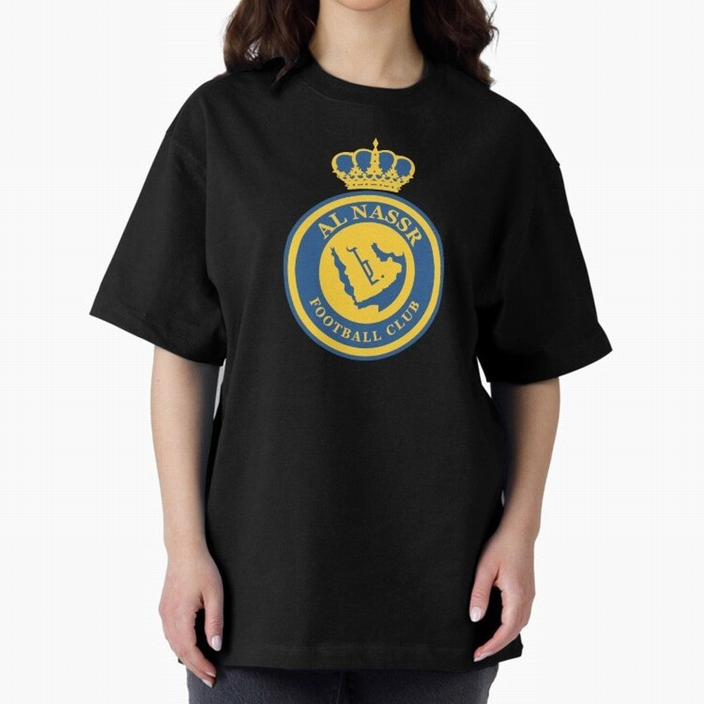 Al-Nassr Football Club - Oversized T-Shirt Fuel Match Day Hype around FIFA World Cup 2026, Neymar, England, France and Netherlands, Tournament Hype, Historic Matchups, Family Viewing Parties and Global Sports Pride; Ideal for Football Dads,