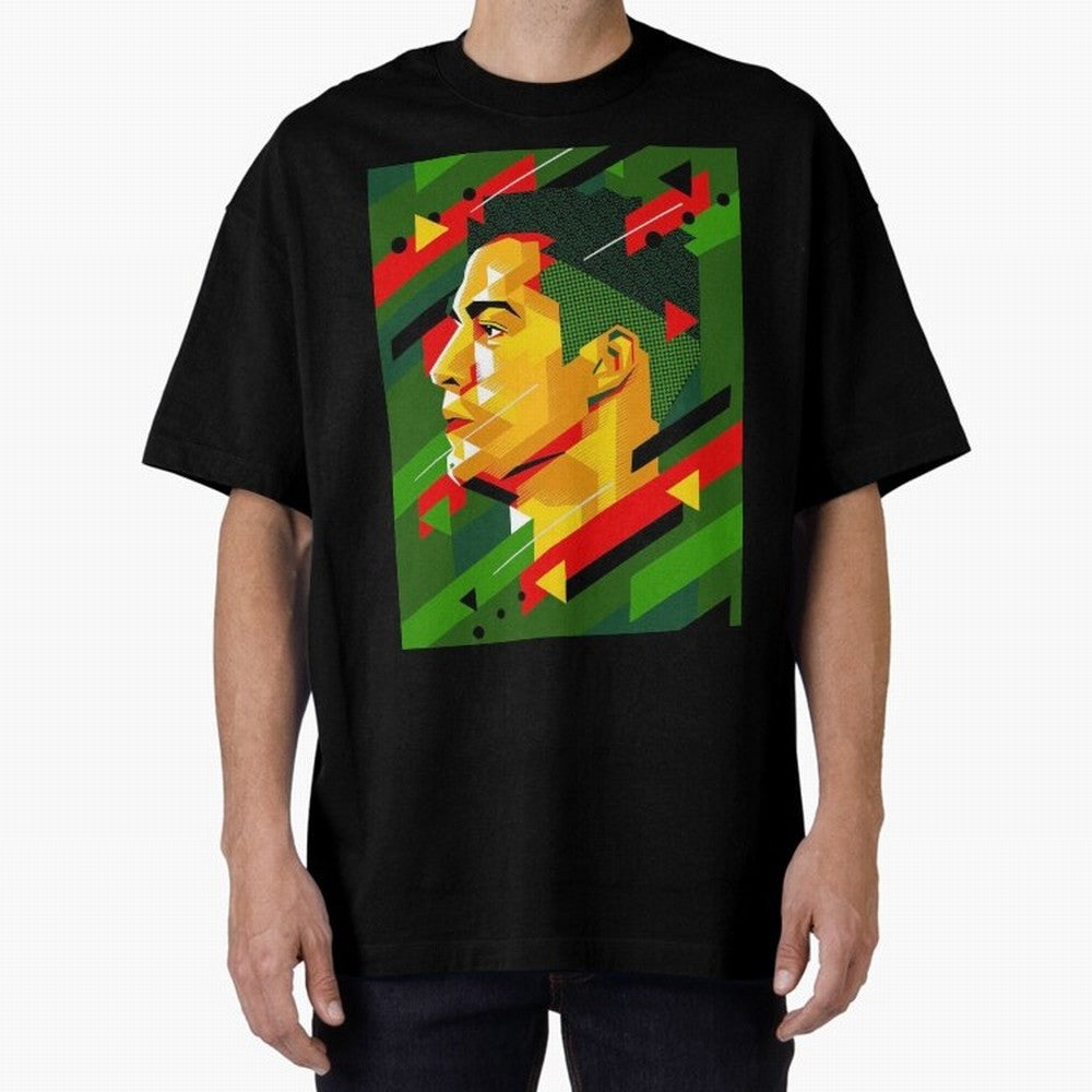 Cristiano Ronaldo Oversized T-Shirt Discover the FIFA World Cup 2026 Journey through Messi, Neymar and Mbappe Highlights, Portugal, Spain and Germany Pride, Football Passion, Legendary Performances, Festival Vibes and Supporter Community; Made for