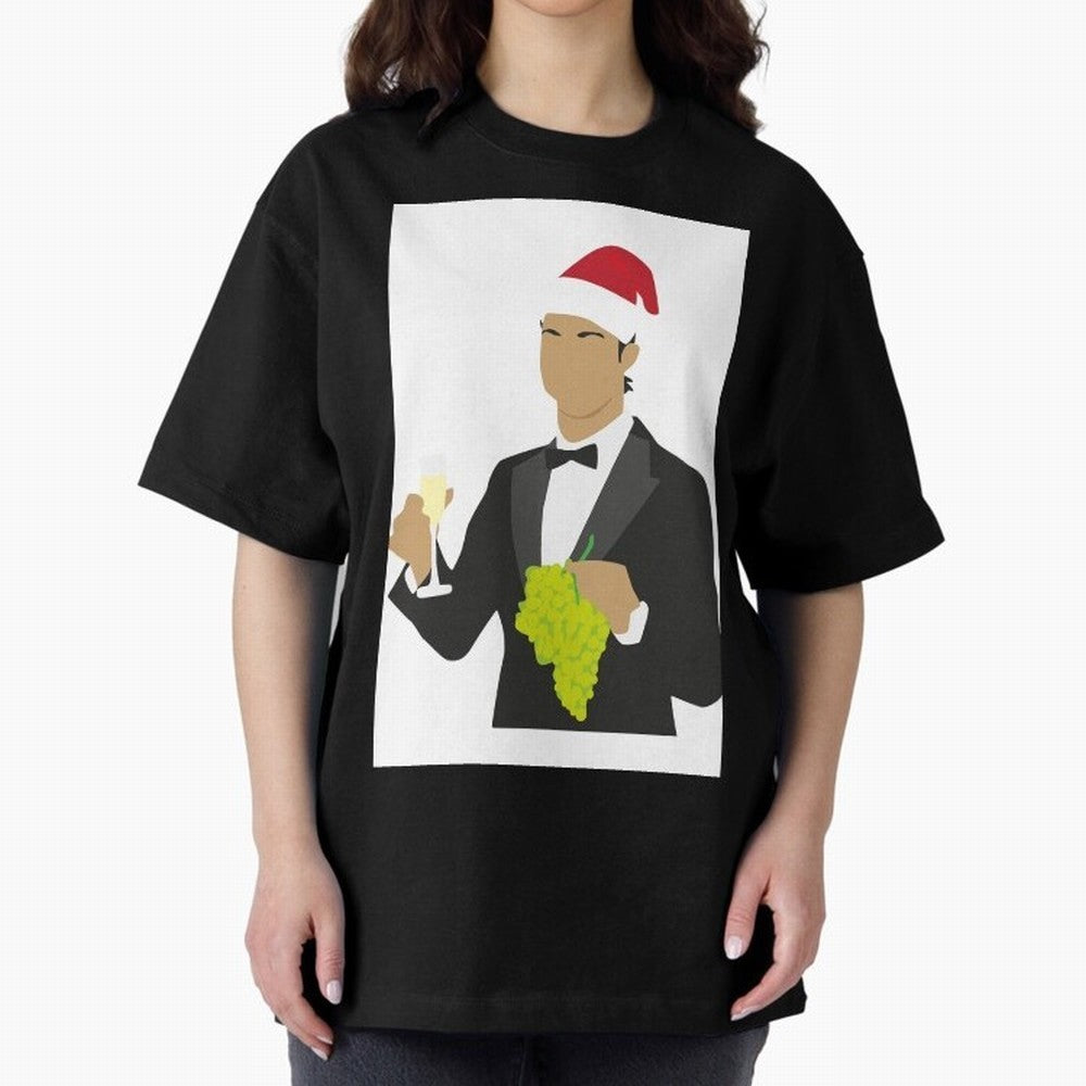Cristiano Ronaldo enjoing Christmas iPhone Case & Cover| Cr7 gift Oversized T-Shirt Make the Season About Global Football Passion for FIFA World Cup 2026 Group Stage, Connected to CR7, England and Germany, Soccer Culture, Superstar Moments,