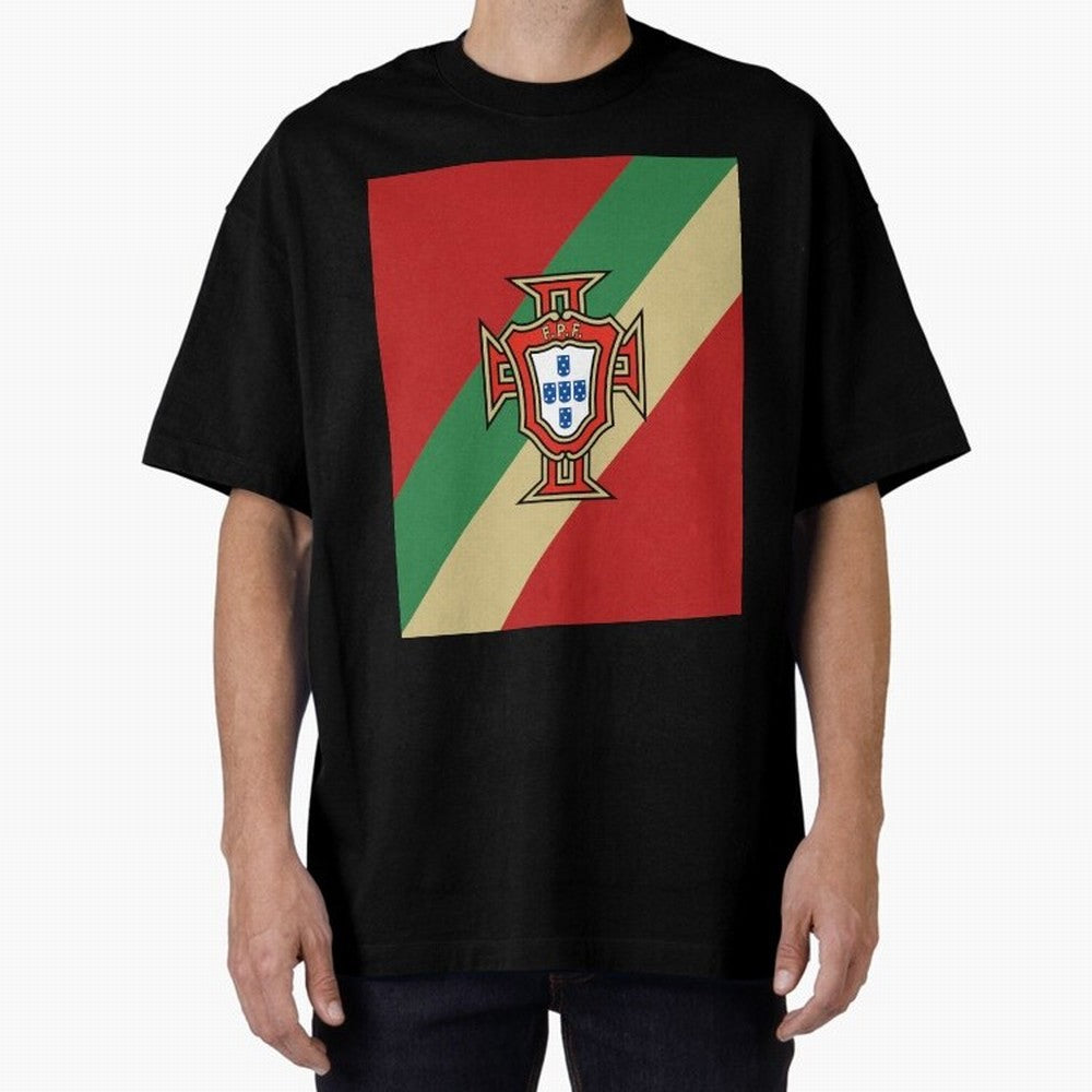 Portugal | 2026 World Cup Fan Apparel Oversized T-Shirt Honor Global Football Passion for FIFA World Cup 2026 Group Stage, Driven by Messi, Neymar and Mbappe, France and Portugal, Football Festival Excitement, Trophy Ambitions, Country Rivalries