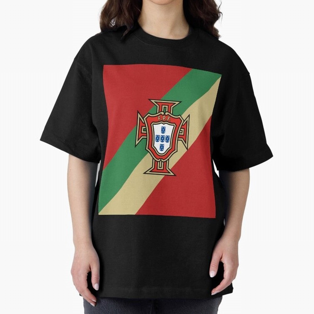 Portugal | 2026 World Cup Fan Apparel Oversized T-Shirt Honor Global Football Passion for FIFA World Cup 2026 Group Stage, Driven by Messi, Neymar and Mbappe, France and Portugal, Football Festival Excitement, Trophy Ambitions, Country Rivalries