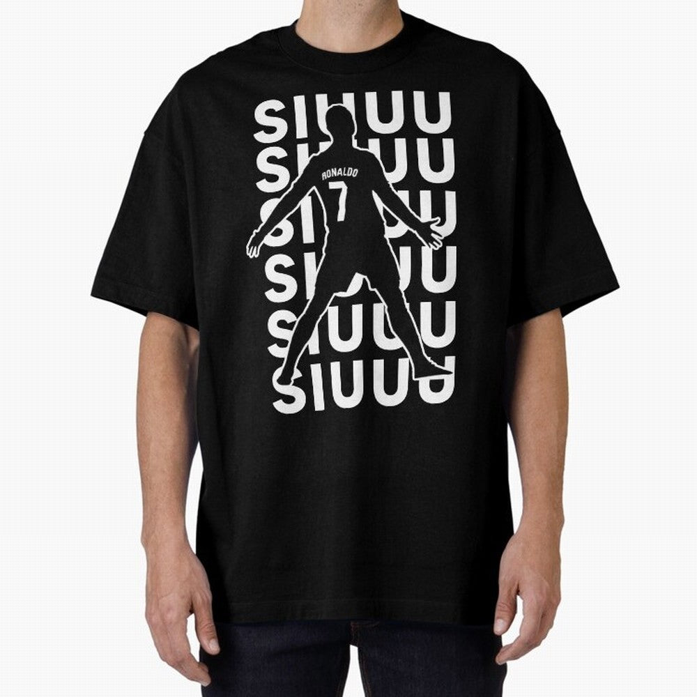 siuuu ronaldo Cristiano CR7 memes MUFC Oversized T-Shirt Feel the FIFA World Cup 2026 Group Stage Journey through Mbappe Highlights, Portugal, Spain and Germany Pride, Stadium Chants, National Pride, Trophy Dreams and Unforgettable Football