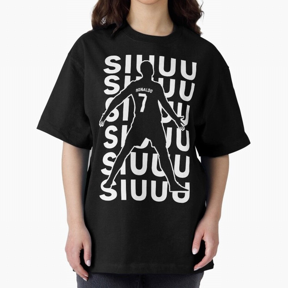 siuuu ronaldo Cristiano CR7 memes MUFC Oversized T-Shirt Feel the FIFA World Cup 2026 Group Stage Journey through Mbappe Highlights, Portugal, Spain and Germany Pride, Stadium Chants, National Pride, Trophy Dreams and Unforgettable Football