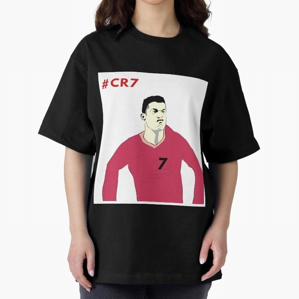 Cristiano ronaldo Oversized T-Shirt Keep Football History Alive during FIFA World Cup 2026 Group Stage for Fans of Messi and Netherlands, Bringing Goal Celebration Energy, Supporter Heritage, Football Icons and Worldwide Tournament Joy; Perfect for